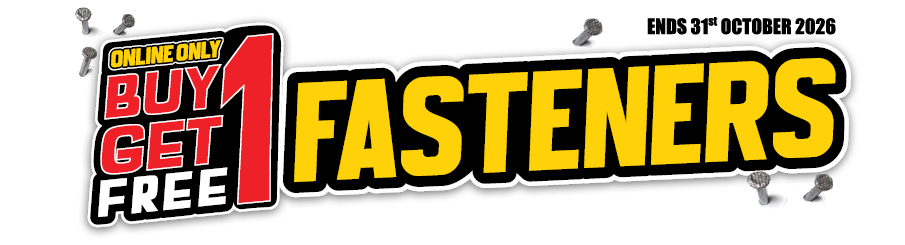 TMS Buy 1 get 1 free Fasteners - October 2026